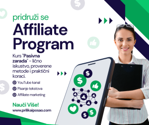 Affiliate Marketing i Pasivna Zarada: Kako Početi i Zaraditi Online (+ 25% Popusta na Kurs)